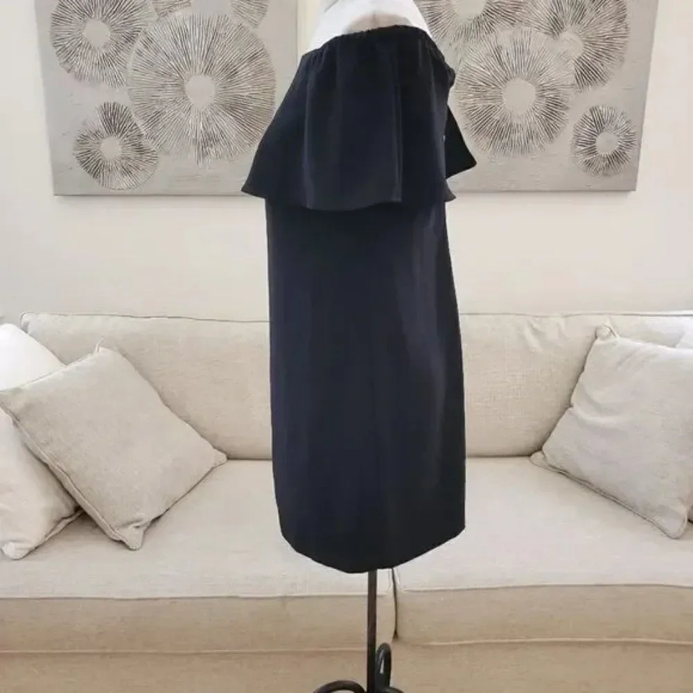 🌹 CHARLES HENRY 🌹 NEW - Black Off Shoulder Mini Dress - [XS in Black]
